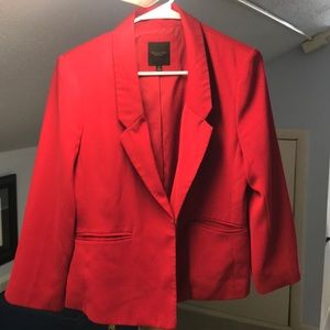 Red blazer